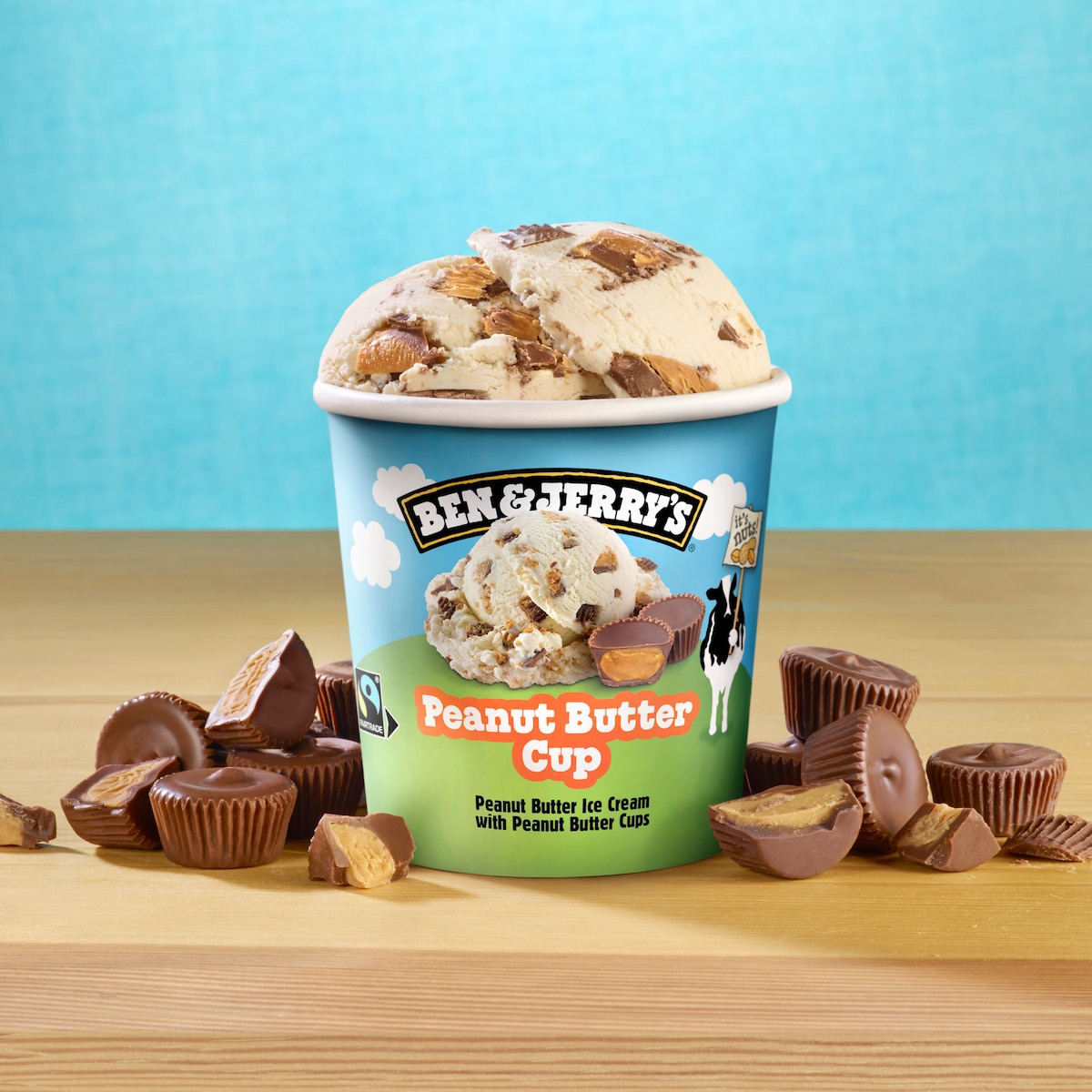 Peanut Butter Cup Eiscreme Pint 3 / 4